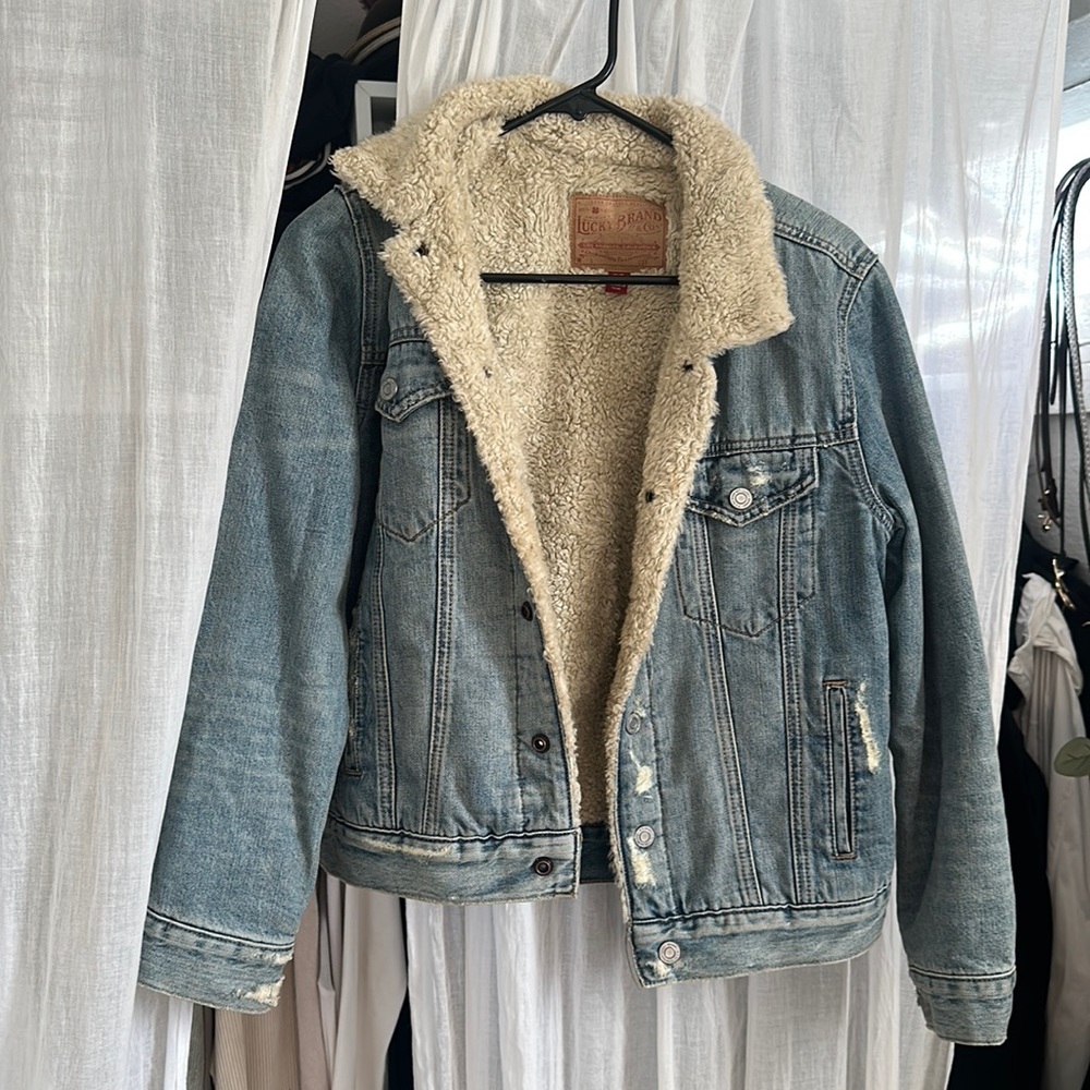 Lucky Fur Jean Jacket